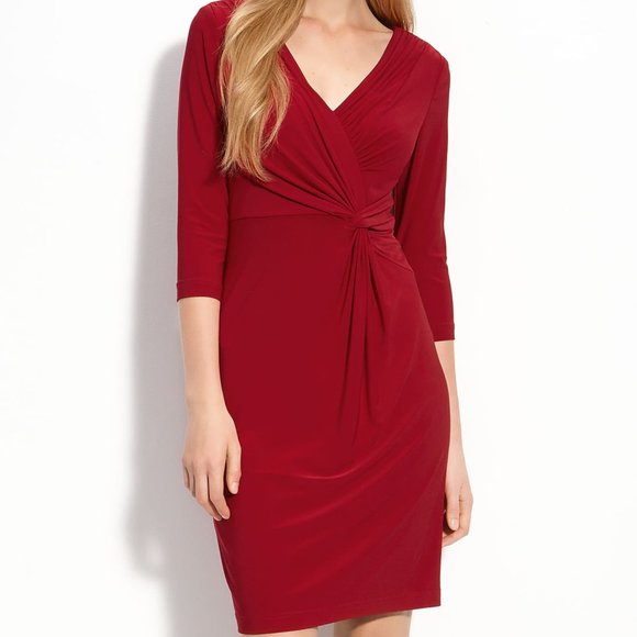 adrianna papell jersey dress